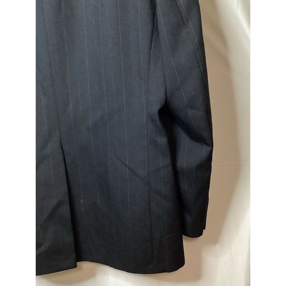 Kingsridge Dress Jacket “Tom Wade” Black White Pinstripe - Picture 8 of 9